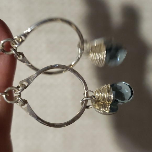 Stunning Handmade Silver Earrings - Picture 3 of 5